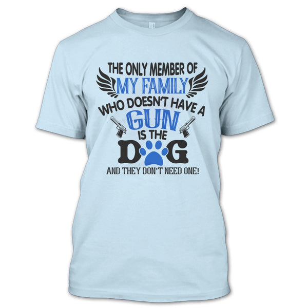 A black t-shirt with the shopify logo