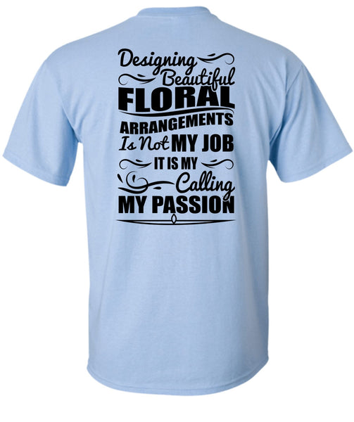 Designing Beautiful Floral T Shirt, I Love Designing T Shirt