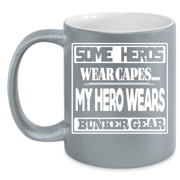 Bunker Gear Coffee Mug, Awesome Firefighters Coffee Cup