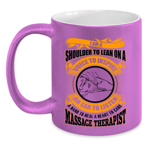 Cool Massage Therapist Coffee Mug, I Am A Massage Therapist Accent Mug
