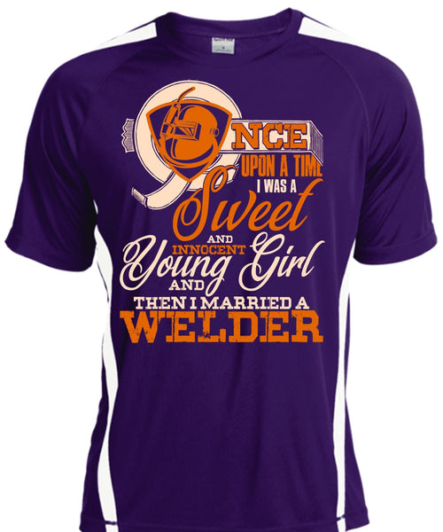 I Married A Welder T Shirt, I Was A Sweet T Shirt, Cool Shirt