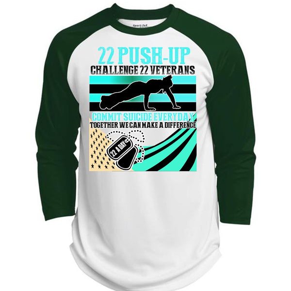 Challenge 22 Veterans Commit T Shirt, I Love Veteran T Shirt, Awesome T-Shirts  (Polyester Game Baseball Jersey)