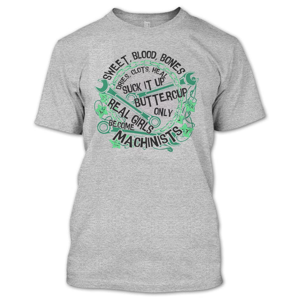 Sweet Blood Bones T Shirt, Coolest Mechanic Girls T Shirt