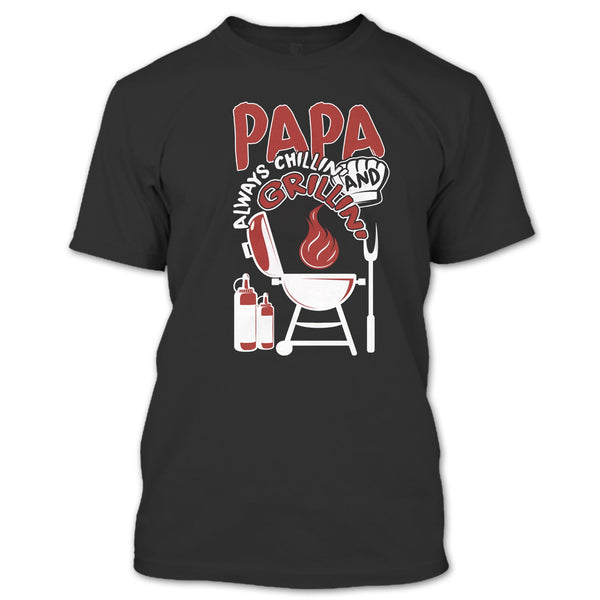 A black t-shirt with the shopify logo