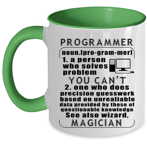 Cool Gift For Programmer Coffee Mug, Programmer Accent Mug