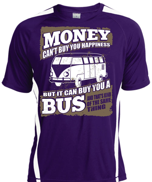 Money Can't Buy You Happiness T Shirt, It Can Buy You A Bus T Shirt, Cool Shirt