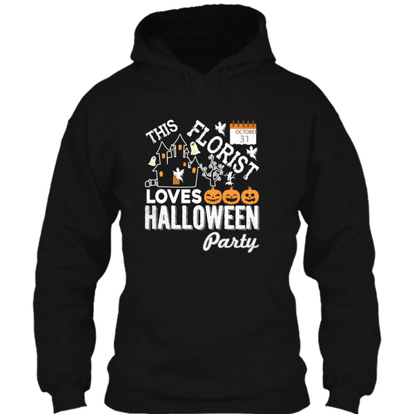Halloween T Shirt, This Florist Love Halloween Party T Shirt