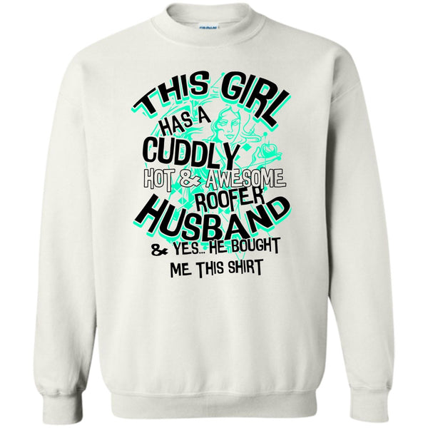 Coolest Roofer T Shirt, Awesome Roofer Husband Sweatshirt