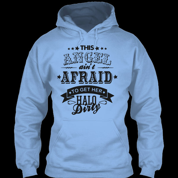 A black t-shirt with the shopify logo