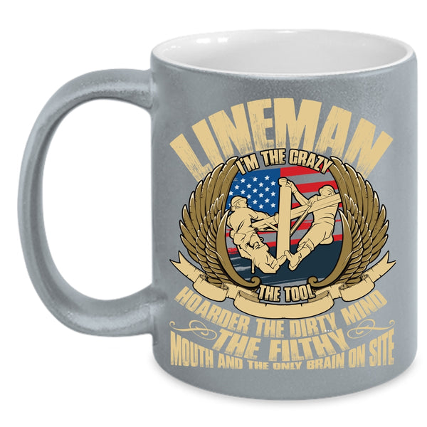 Lineman Coffee Mug, Awesome Gift For Linemans Coffee Cup