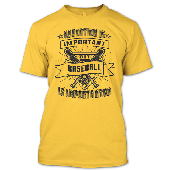 Education Is Important T Shirt, Coolest Baseball Player T Shirt