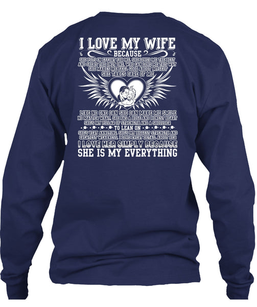 I Love My Wife T Shirt, I Love her Simply T Shirt