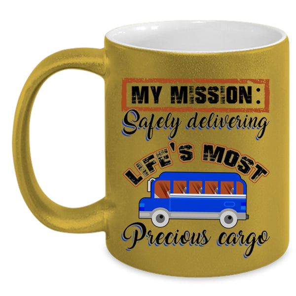 Safely Delivering Life's Most Precious Carge Coffee Mug, My Mission Accent Mug