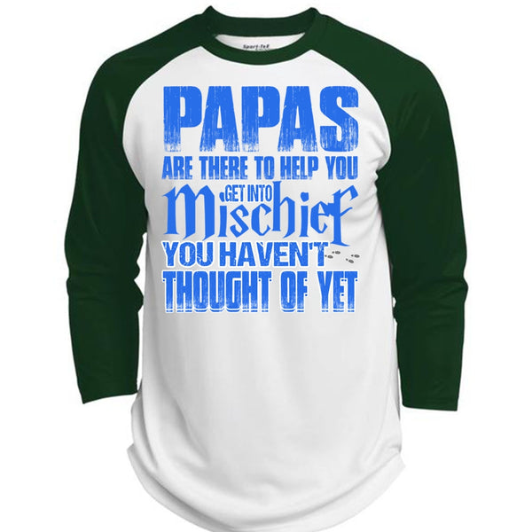 Papas Are There To Help You T Shirt, I Love Papa T Shirt, Awesome T-Shirts  (Polyester Game Baseball Jersey)