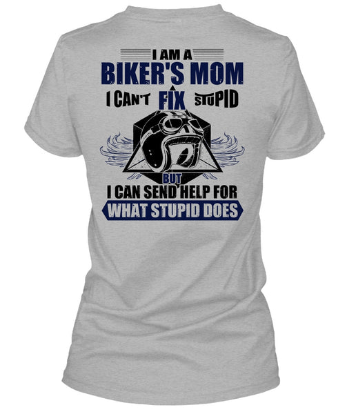 I Am A Biker's Mom T Shirt, I Love Biking T Shirt