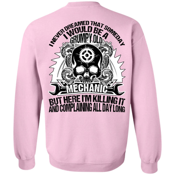 I Love Mechanic T Shirt, Grumpy Old Mechanic Sweatshirt