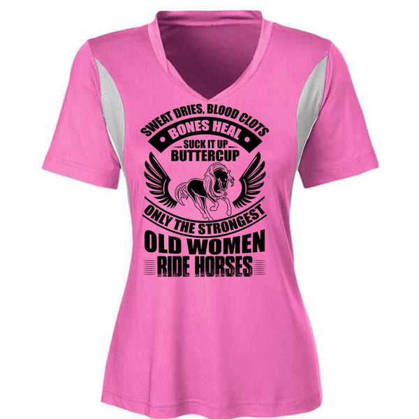 Strongest Old Women Ride Horses T Shirt, I Love Equestrian T Shirt, Awesome T-Shirts