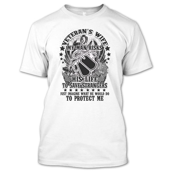 A black t-shirt with the shopify logo