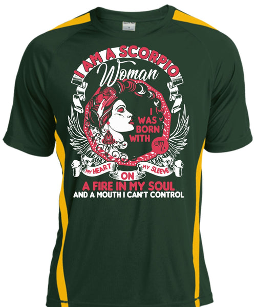 I Am A Scorpio Woman T Shirt, Fire In My Soul T Shirt, Cool Shirt