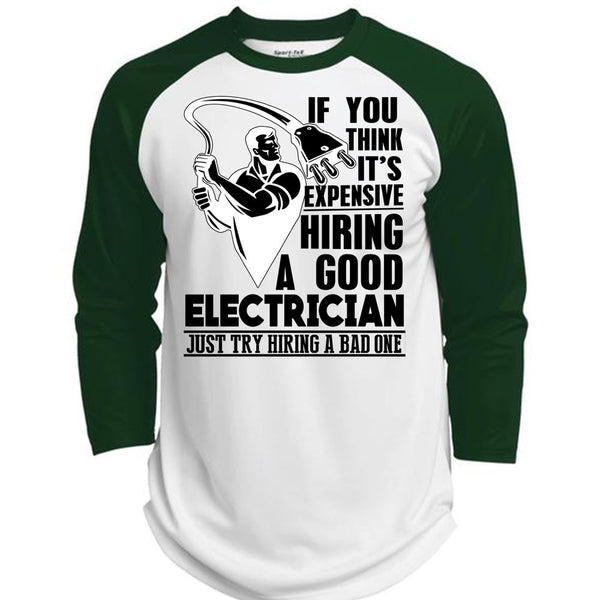 Good Electrician T Shirt, I Love Electrician T Shirt, Awesome T-Shirts  (Polyester Game Baseball Jersey)