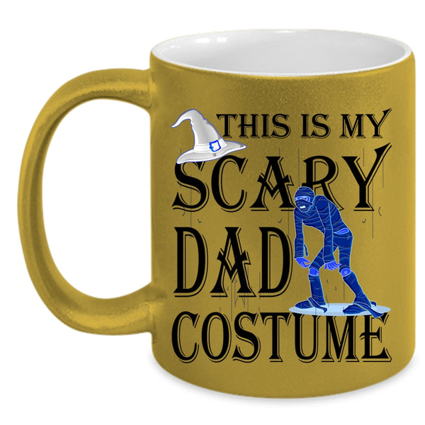 Scary Halloween Coffee Mug, This Is My Scary Dad Costume Accent Mug