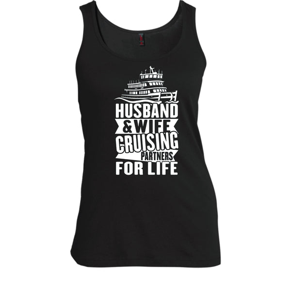 Husband & Wife T Shirt, Cruising Partners For Life T Shirt, Cool T Shirt