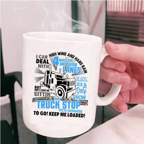 Cool Gift For Trucker Coffee Mug, Funny Truck Driver Cup