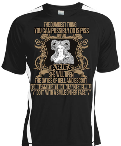 A black t-shirt with the shopify logo