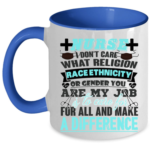 I Love Being A Nurse Coffee Mug, Nurse Accent Mug