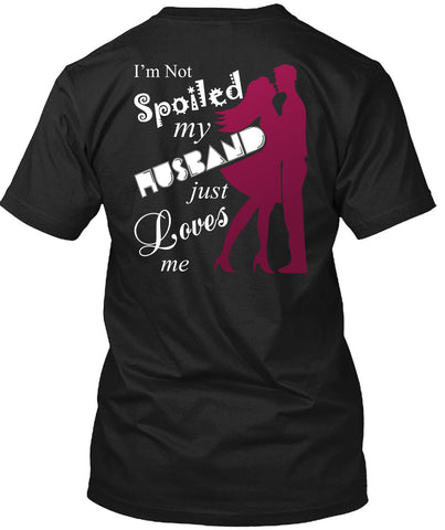 A black t-shirt with the shopify logo
