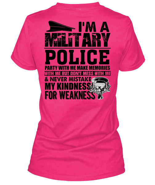 I'm A Military Police T Shirt, I Love Police T Shirt