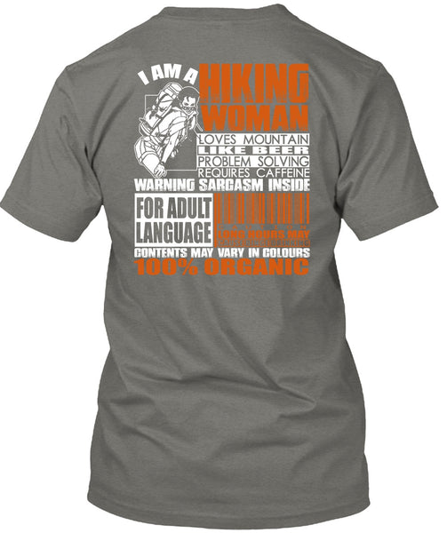 I Am A Hiking Woman T Shirt, Loves Mountain T Shirt