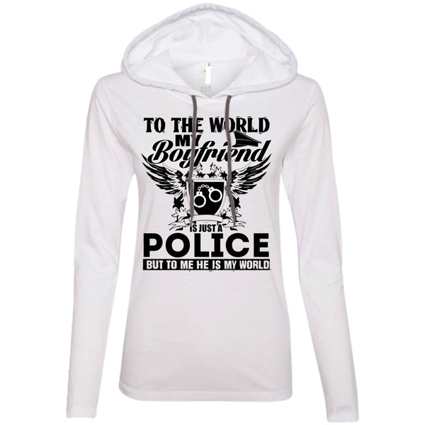 A black t-shirt with the shopify logo