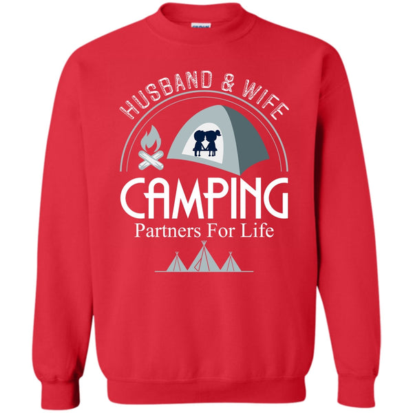 Camping Partners For Life T Shirt, Coolest Camping Couple Sweatshirt