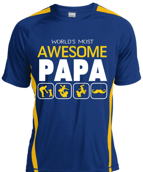 World's Most Awesome Papa T Shirt, Being A Papa T Shirt, Father's Day T Shirt