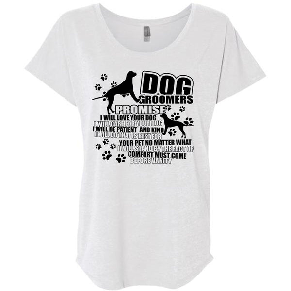 Dog Groomers Promise T Shirt, I Love Groomer T Shirt, Awesome T-Shirts