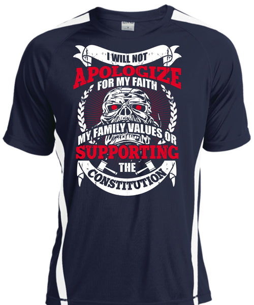 I Will Not Apologize For My Faith T Shirt, I Love My Life T Shirt, Cool Shirt