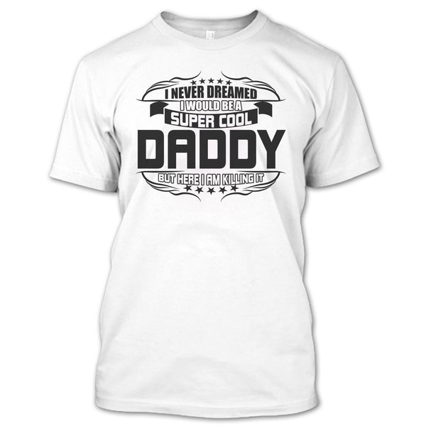 A black t-shirt with the shopify logo