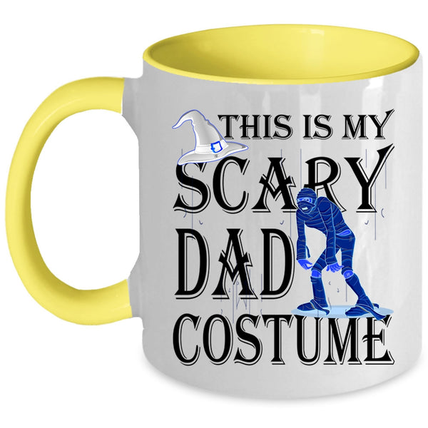 Scary Halloween Coffee Mug, This Is My Scary Dad Costume Accent Mug