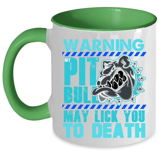 Cool Gift For Pitbull Owner Coffee Mug, My Pitbull Accent Mug