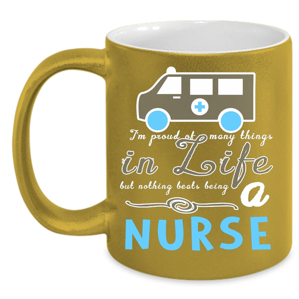 I Love Being A Nurse Coffee Mug, Funny Gift For Nurse Coffee Cup