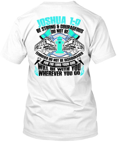 A black t-shirt with the shopify logo