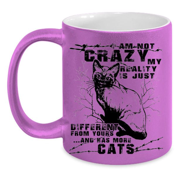 Cute Gift For Cat Lovers Coffee Mug, My Cats Accent Mug