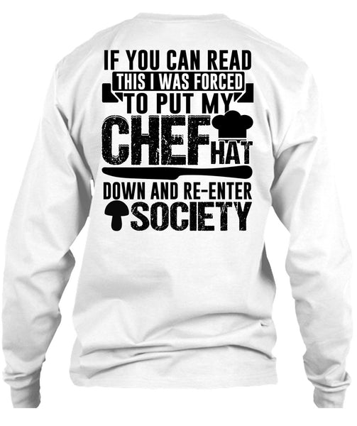 I Was Forced To Put My Chef T Shirt, I Love Cooker T Shirt