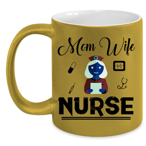 Cute Grandma Coffee Mug, The Best Mom Get Promoted To Grandma Accent Mug