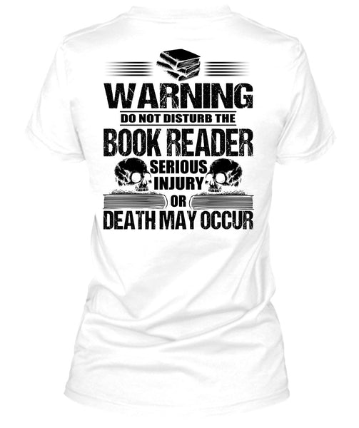 Book Reader Serious Injury T Shirt, I Love Book T Shirt