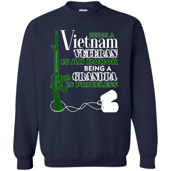 Being A Grandpa Is Princess T Shirt, Vietnam Veteran Grandpa Sweatshirt
