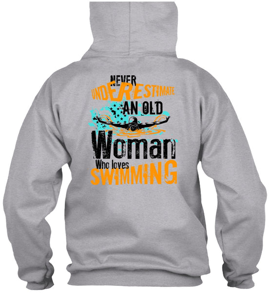 Old Woman Who Loves Swimming T Shirt, I Love Swimming T Shirt