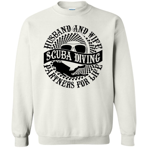 Coolest Scuba Diver T Shirt, Husband And Wife Sweatshirt