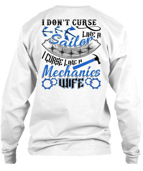 I Don't Curse Like A Sailor T Shirt, I Love Wife T Shirt
